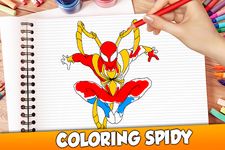 spider boy coloring Super hero Bild 1