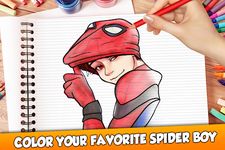 spider boy coloring Super hero Bild 2