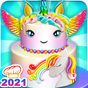 Ikon Pembuat Kue Putri & Game Memasak Kue Unicorn