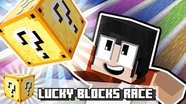 Lucky Block Race Map MCPE image 