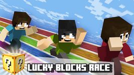 Lucky Block Race Map MCPE image 2