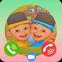 Upin ipin call: Fake video call and wallpaper APK