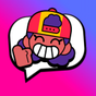 Icoană apk BrawlSticker - Brawl Stars Pin, Sticker App