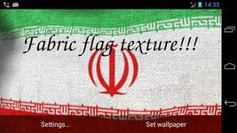 3D Iran Flag Live Wallpaper screenshot apk 2