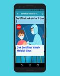 Gambar Sertifikat vaksin ke 1 dan 2 - Cara Cek & Download 1