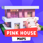Ikon Pink House Map for Minecraft