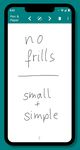 Pen & Paper : no frills handwriting notepad のスクリーンショットapk 1