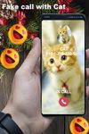 Fake Call from cat game Simulation ekran görüntüsü APK 4