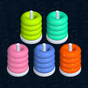 Stacolor: 3D Color Hoop Sort icon