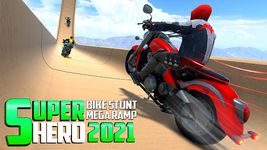 Trò chơi xe đạp siêu nhân Mega Ramp Racing Stunts ảnh màn hình apk 13