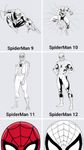 Gambar Cara menggambar SpiderMan 10