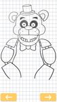 Comment dessiner Five Nights at Freddy's FNAF capture d'écran apk 5