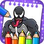 venom coloring superhero APK