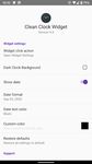 Clean Clock Widget ekran görüntüsü APK 1