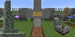 Gravestone Mod for Minecraft obrazek 1