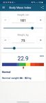 ภาพหน้าจอที่  ของ BMI Calculator