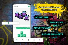 Graffiti Name Logo Maker zrzut z ekranu apk 1