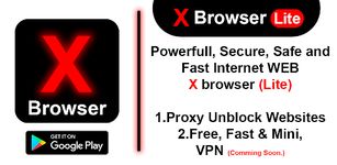 X Browser Lite: Fast, Light and secure web Browser afbeelding 4