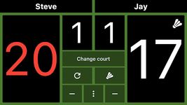 Tangkapan layar apk Badminton Scoreboard 