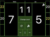 Tangkapan layar apk Badminton Scoreboard 5