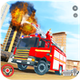 Biểu tượng apk Santa Rescue Truck Driving - Rescue 911 Fire Games