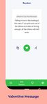 Tangkapan layar apk Valentine Message 1