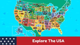 Tangkapan layar apk USA Map Kids Geography Games 14