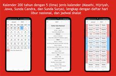 Tangkapan layar apk Kalender 2 Abad, Primbon, Shalat, Qiblat, Qur'an 15