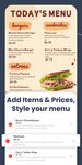 Menu Maker, Price List Maker captura de pantalla apk 1