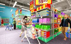 Supermarket Shopping Games - Mall Girl Cashier 3D εικόνα 12