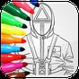 Squid Game Fans Coloring Book APK