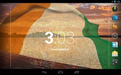 3D Ivory Coast Flag LWP ekran görüntüsü APK 