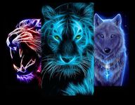 Captură de ecran Imagini de Fundal Neon Animals apk 13