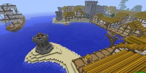 Gambar Maps for minecraft - one block, cities, survival 9