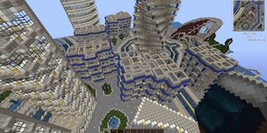 Gambar Maps for minecraft - one block, cities, survival 