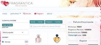 Tangkapan layar apk Fragrantica Perfumes 3