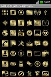 Gold and Leather ADW Theme screenshot apk 2