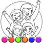 Happy Family Coloring Game