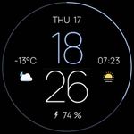 Awf MNML Thin - watch face screenshot apk 3