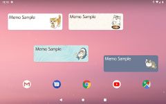 Memo pad Cats by mofusand のスクリーンショットapk 11