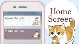 Memo pad Cats by mofusand のスクリーンショットapk 