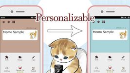 Memo pad Cats by mofusand のスクリーンショットapk 7