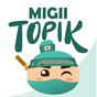 Biểu tượng Ôn thi TOPIK tiếng Hàn: Migii