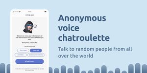 Tangkapan layar apk Voisa: obrolan suara anonim 