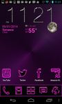 Captura de tela do apk Pink Neon Glow Theme Icon pack 4