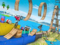 Tangkap skrin apk Bike Stunt Race 3D：Racing Game 3