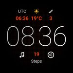 Awf Simple Digital - watchface screenshot APK 4