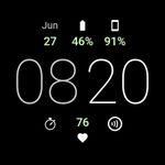 Awf Simple Digital - watchface screenshot apk 