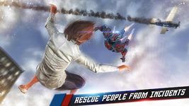 Tangkap skrin apk Flying Hero Robot：City Rescue 2