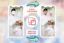 Tangkap skrin apk Hijab Couple Wedding Photo Maker 4